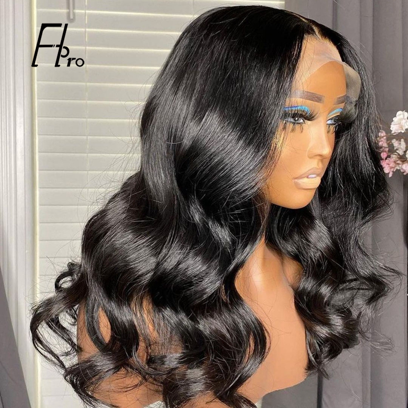 5×5 Lace Closure Wig Wavy Pre Plucked With Baby Hair